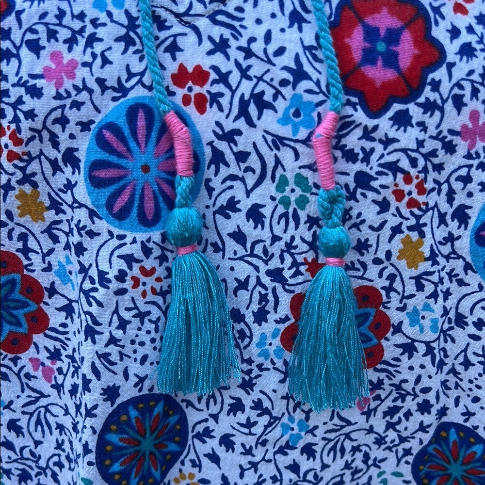 Boden Long Sleeve Floral Peasant Top UK 10 / US‎ 6 - 100% Cotton - Picture 6 of 6